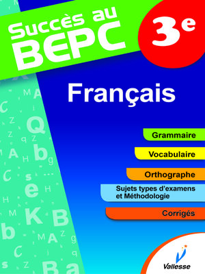 cover image of Succès au BEPC, 3ème: Français